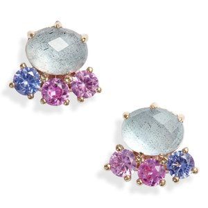 Nadri Bloom Cluster Stud Earrings